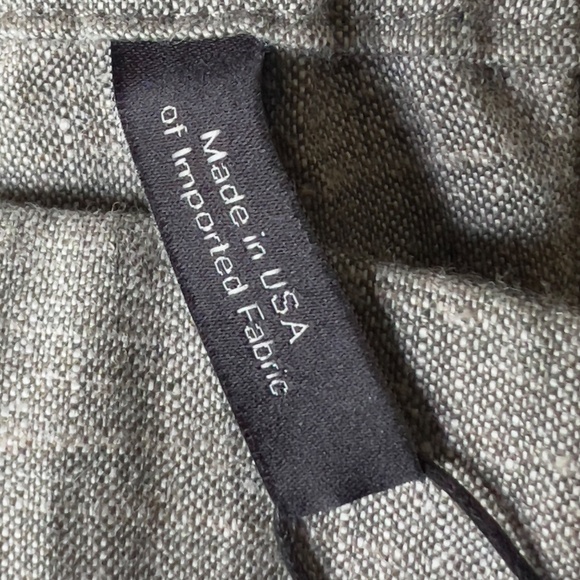 NWT $295 THEORY Pull-On Pants, Cargo Melange Eco Sharkskin Linen Blend Size 8 - Picture 7 of 9